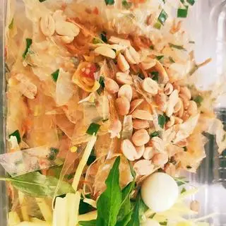 Hình ảnh Bánh Tráng Mỡ Hành Tôm Rim + Tóp Mỡ