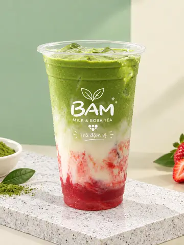 Hình ảnh Matcha Strawberry Latte