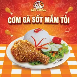 Hình ảnh Cơm gà sốt mắm tỏi