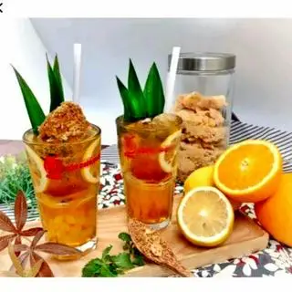 Hình ảnh Trà chanh trân châu đường đá