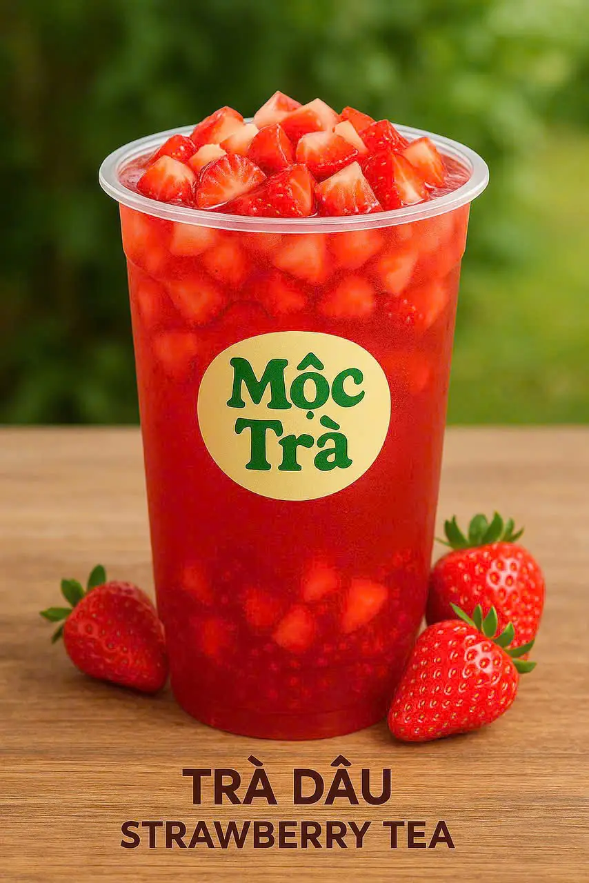 Hình ảnh Trà Dâu Tây -700ml