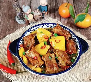 Hình ảnh Cơm sườn non kho thơm