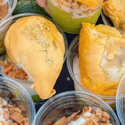 Hình ảnh KIKITEA - Kem Bơ - Bánh Crep Sầu Riêng & Ăn Vặt - Thạch Lam