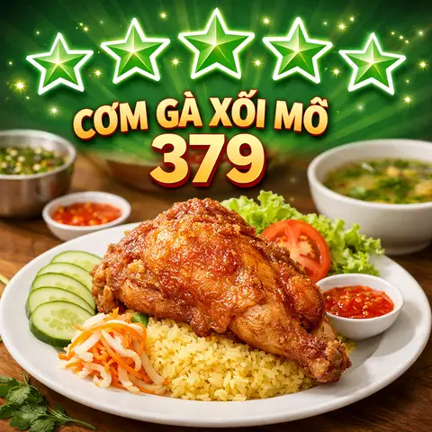 Hình ảnh Cơm Gà Xối Mỡ 379 - Thống Nhất