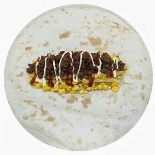 Hình ảnh Tacos xá xíu đẫm vị sốt