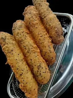 Hình ảnh Chuối chiên mè đen