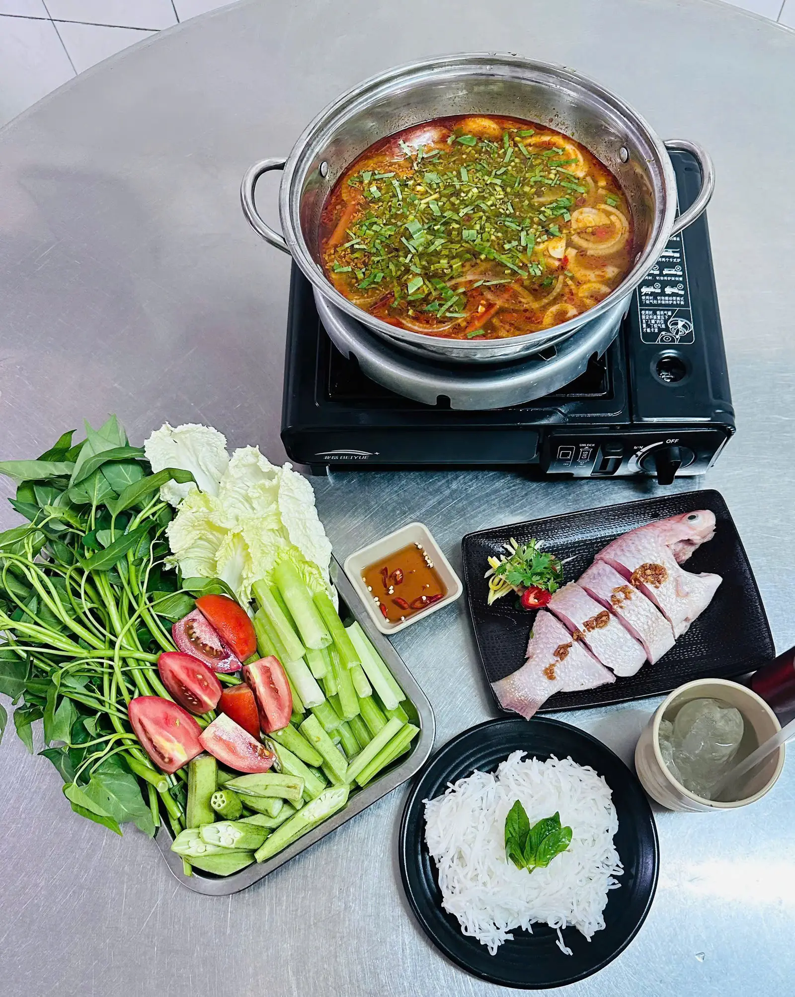 Hình ảnh Lẩu cá điêu hồng