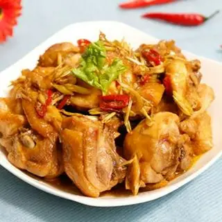 Hình ảnh Cơm gà kho xả