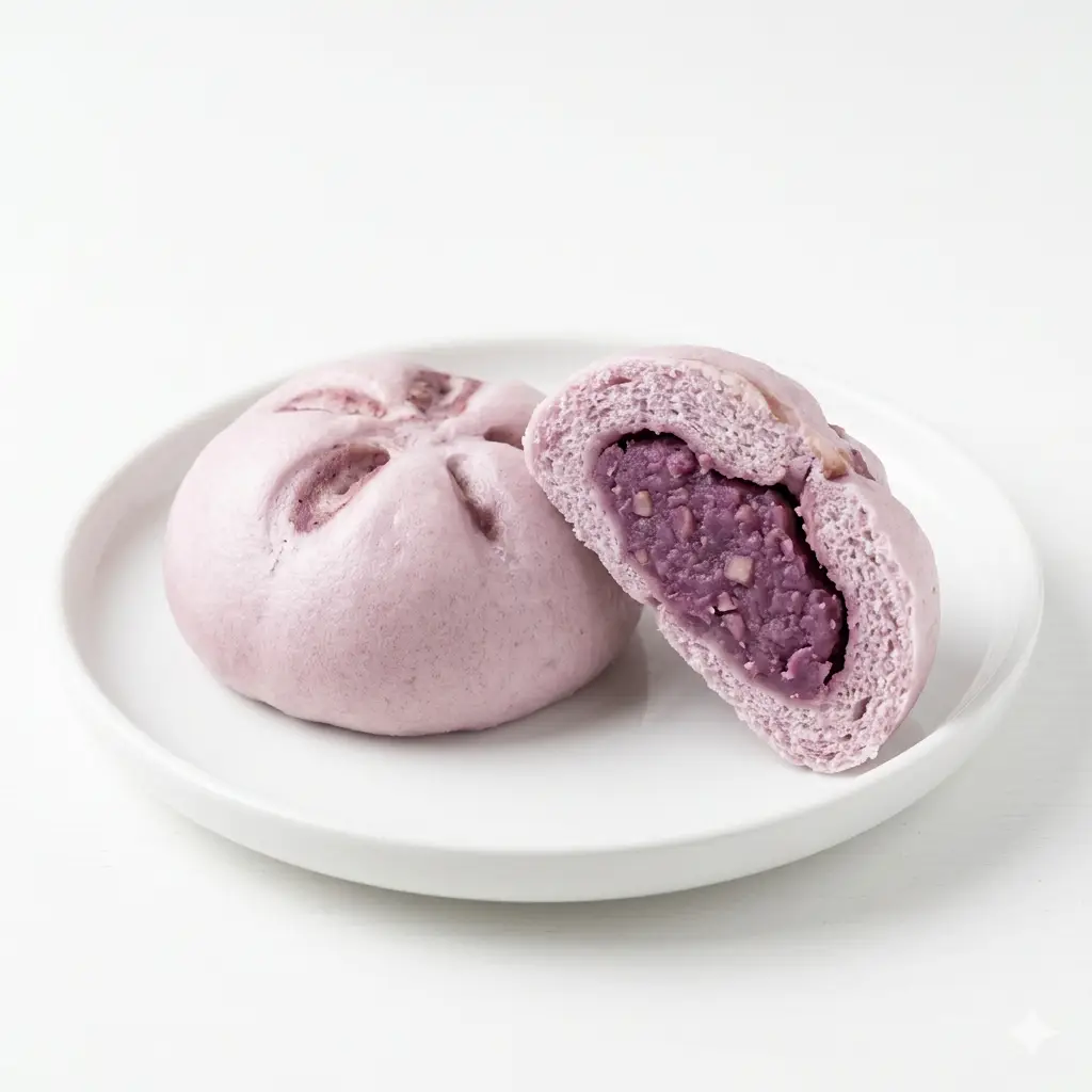 Hình ảnh Bánh bao môn hấp chay