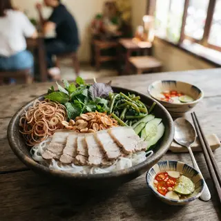 Hình ảnh Bún thịt luộc