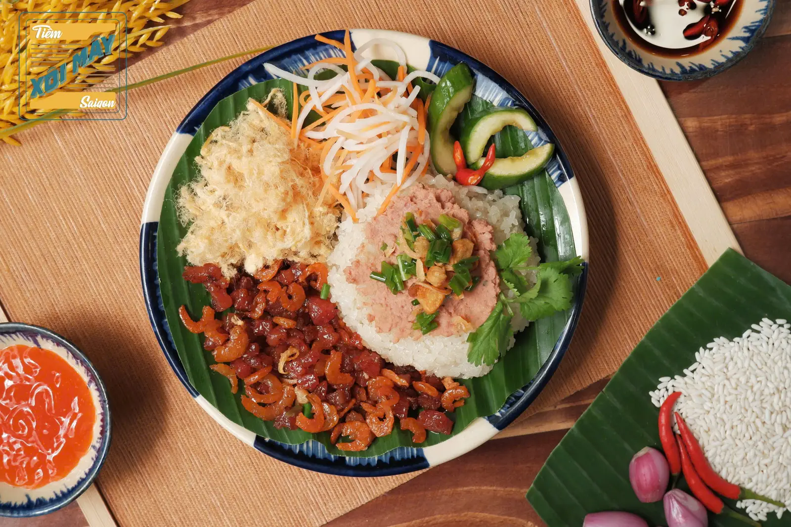 Hình ảnh Xôi lạp xưởng tôm khô