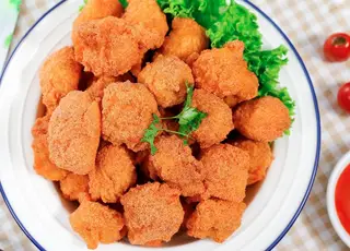 Hình ảnh Gà viên lắc phô mai
