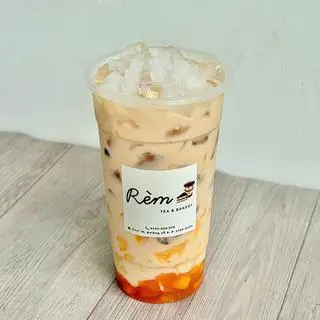 Hình ảnh Lục Trà Sữa Xoài Dừa Giòn
