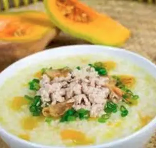 Hình ảnh Cháo thịt heo rau củ