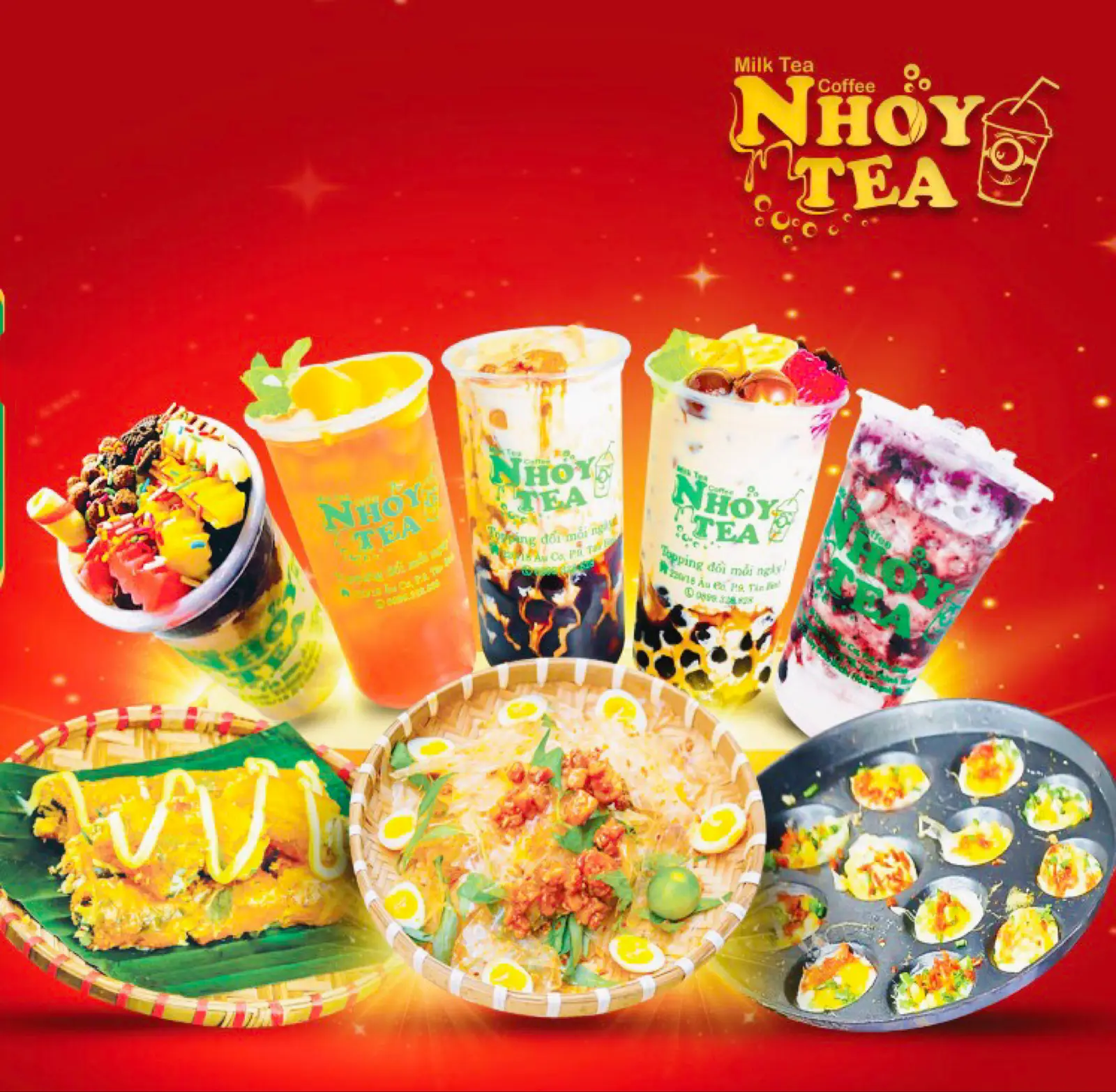 Hình ảnh Nhoy Tea - Trà Sữa & Bánh Tráng - Âu Cơ