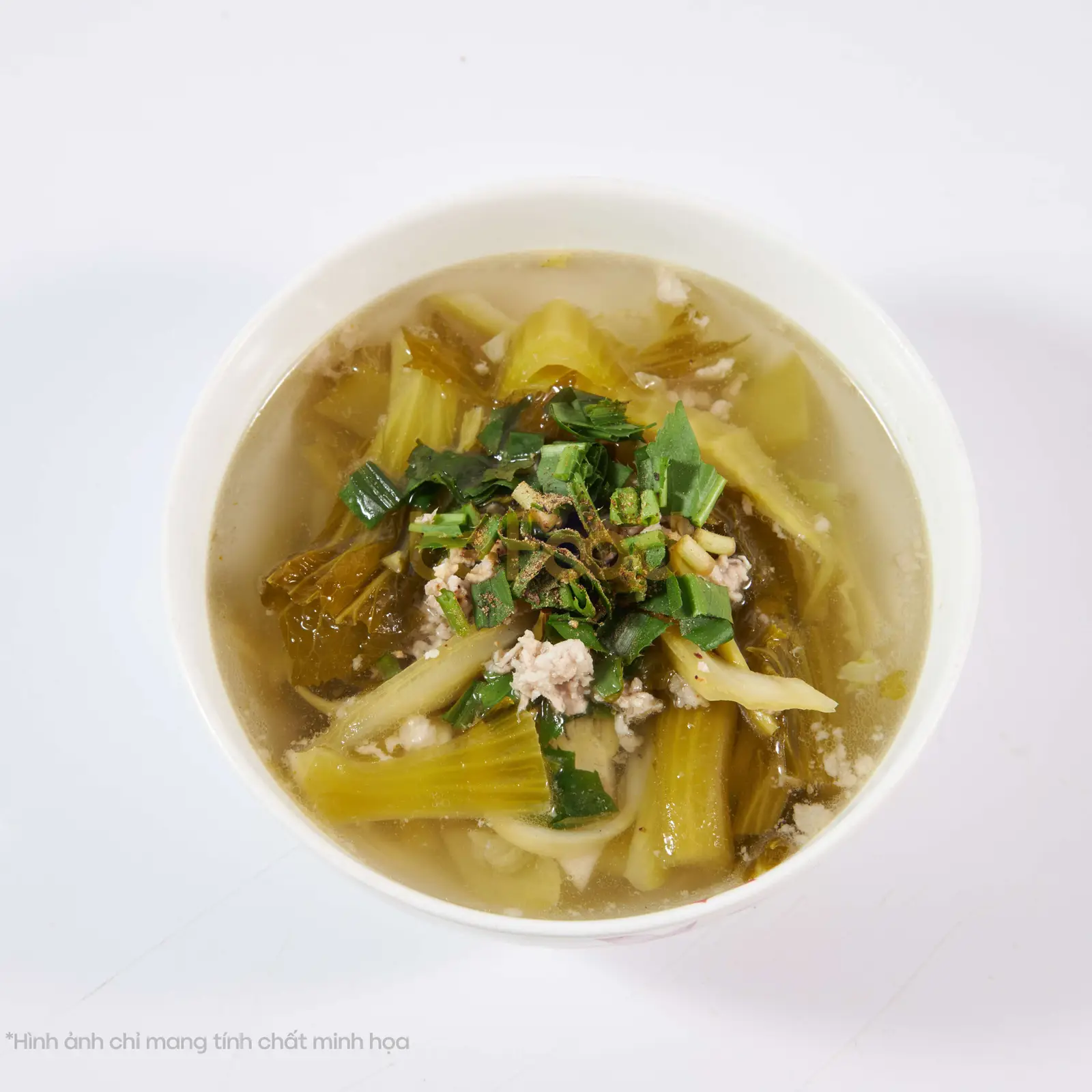 Hình ảnh CANH CẢI CHUA SƯỜN NON