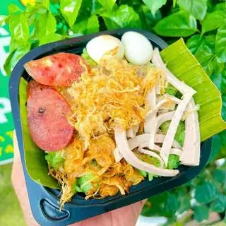Hình ảnh Xôi mặn lá dứa