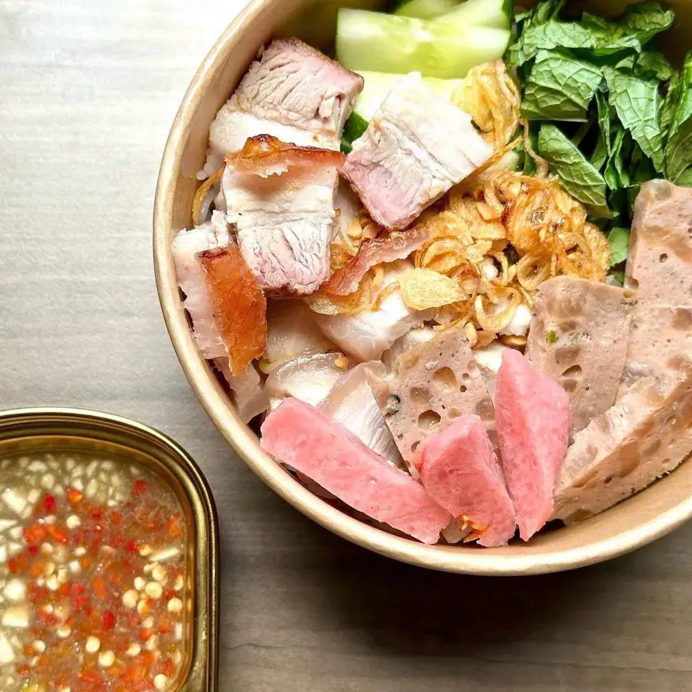 Hình ảnh Bún nắm nêm full topping