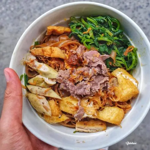 Hình ảnh Bánh đa trộn giò - chả cá - bò - đậu
