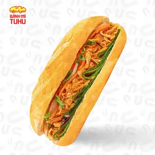 Hình ảnh Bánh mì gà nướng sả