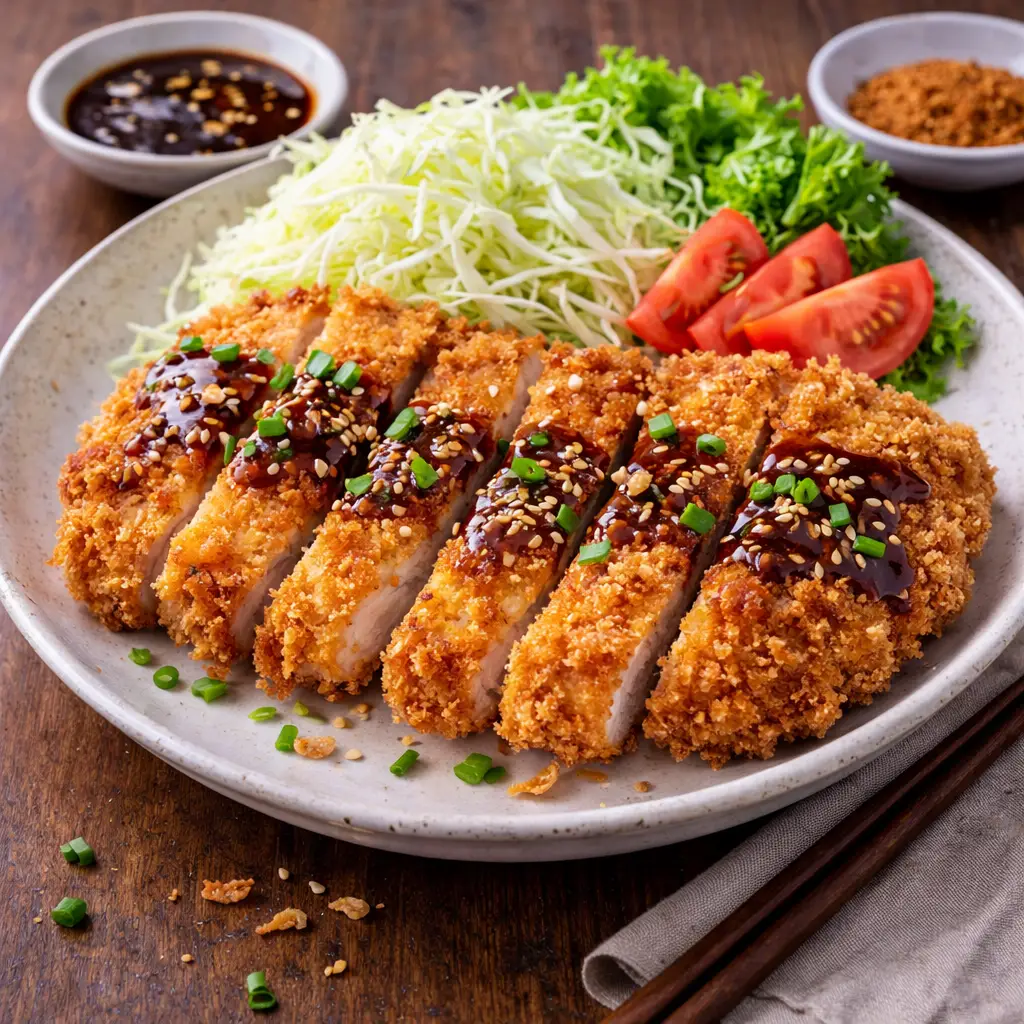 Hình ảnh Cơm rang heo chiên giòn