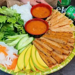 Hình ảnh Phần 2 người nem nướng ngon Sài Gòn - kèm sâm và trà tắc khổng lồ