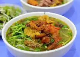 Hình ảnh Bún cá rô đồng đầy đủ