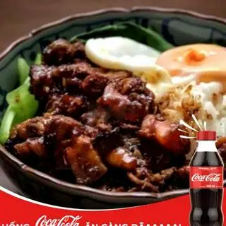 Hình ảnh Cơm Lức Thịt Kho Tàu Lũ Rõ Fan - Trứng Ốp - Kèm CoCa