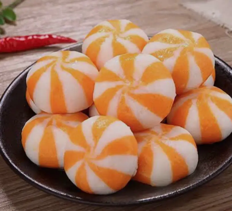 Hình ảnh Bánh bao trứng cá hồi - xiên 3viên