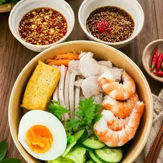 Hình ảnh Bún nước tương healthy