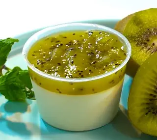 Hình ảnh Panna cotta vị kiwi