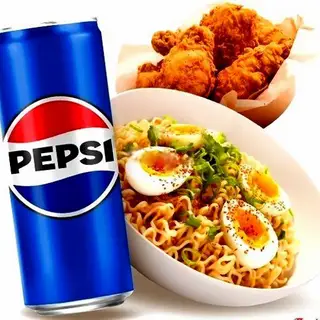 Hình ảnh Gà rán không xương sốt mắm - 01 pepsi