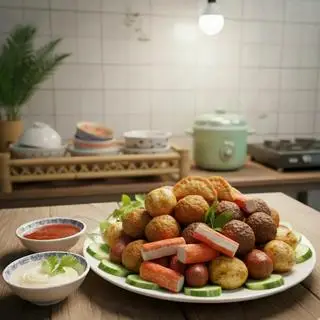 Hình ảnh Thập cẩm chiên nhỏ