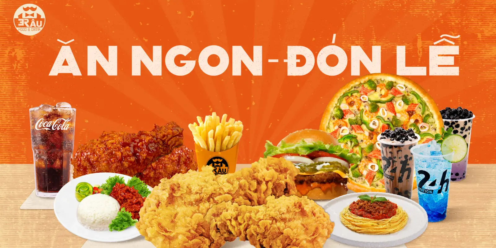 Hình ảnh 3 Râu - Gà Rán, Pizza & Trà Sữa - Tôn Đản