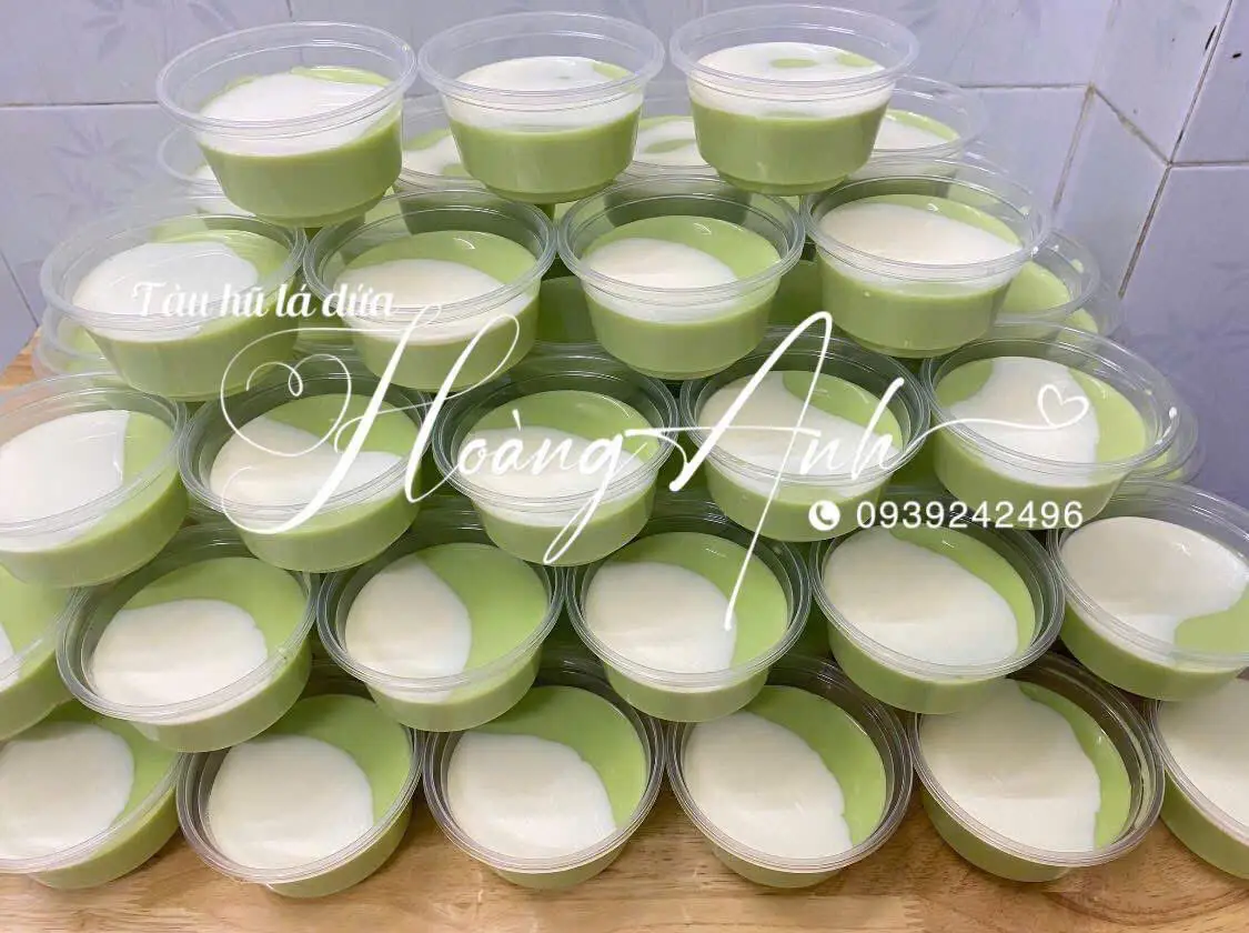 Hình ảnh Set 10 tàu hũ vị lá dứa