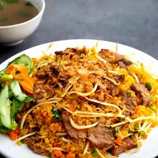 Hình ảnh Cơm rang bò giá