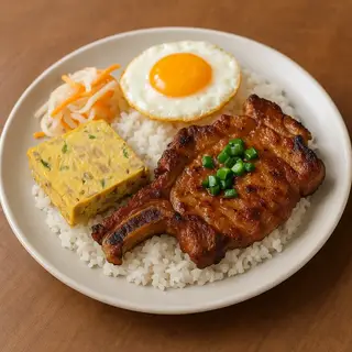 Hình ảnh Sườn chả trứng