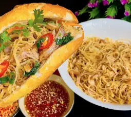 Hình ảnh Bánh mì thịt bì