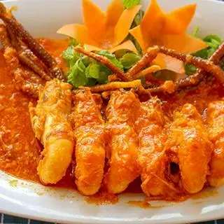Hình ảnh Tôm sốt trứng muối phô mai
