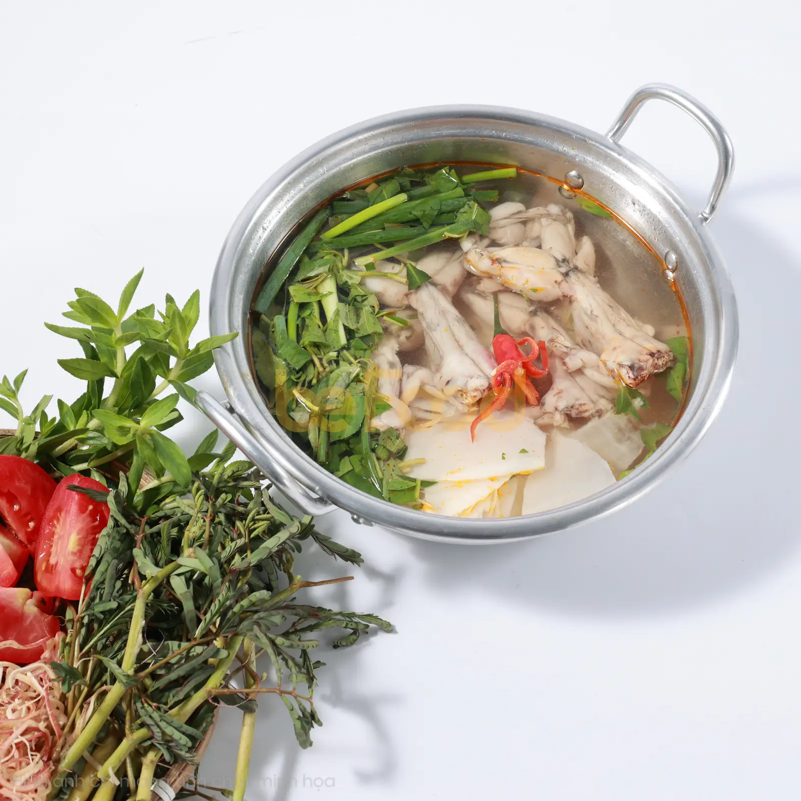Hình ảnh Ếch nấu lá giang