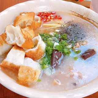 Hình ảnh Cháo mực - tô đầy đủ