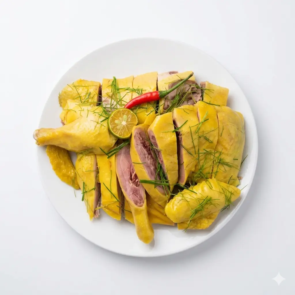 Hình ảnh GÀ HẤP MUỐI 1/2 CON