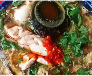 Hình ảnh Súp cua óc heo - trứng bắc thảo