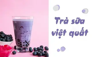 Hình ảnh Trà sữa việt quất