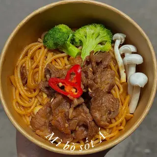 Hình ảnh Mì Ý bò xào sốt Á