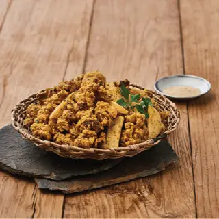 Hình ảnh Mề gà - khoai tây rán
