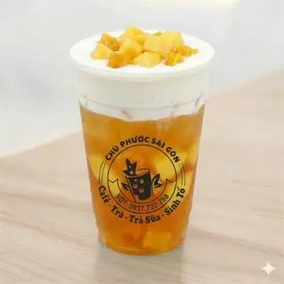 Hình ảnh Trà đào macchiato