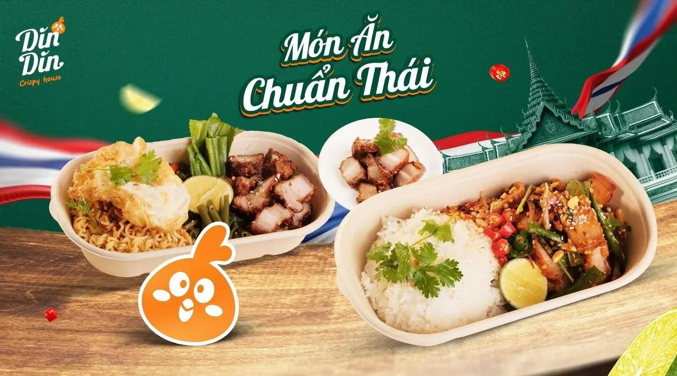 Hình ảnh Din Din - Cơm, Mì Trộn & Gà Chiên Polo - Nguyễn Lâm