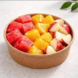Hình ảnh Thanh mát cả ngày - dưa hấu - cam - táo - 350g kèm sữa chua