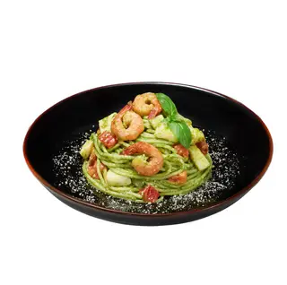 Hình ảnh Mì Ý Hải Sản Xốt Pesto